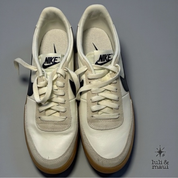 Nike Men’s Killshot 2 Sneakers - Sail/Gum Yellow/Midnight Navy - NEW! Size 8 - Picture 2 of 7